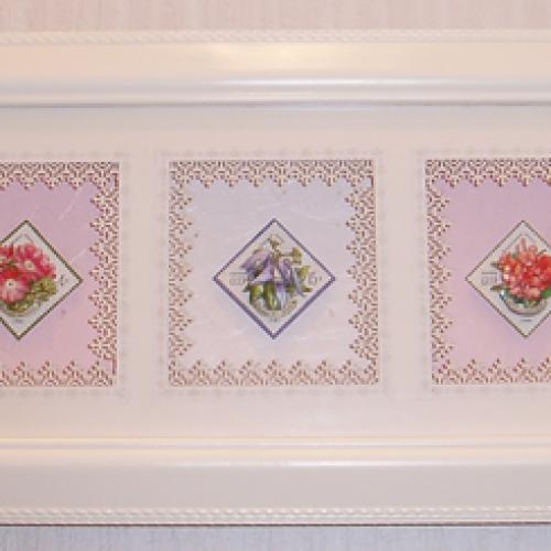 ロシアの切手3種を額装しました ロシアの切手3種を額装しました