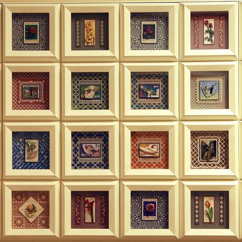 世界の切手を3Dピクチャーに仕立てました 世界の切手を3Dピクチャーに仕立てました