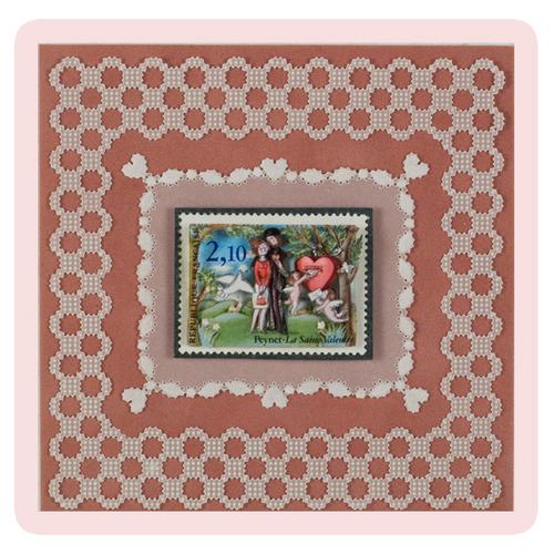 スロベニアのラブ切手を3Dピクチャーに仕立てました スロベニアのラブ切手を3Dピクチャーに仕立てました