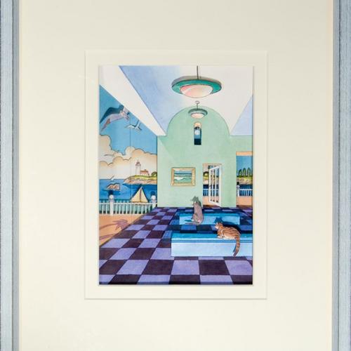 遠景と近景の2枚の原画を使用して制作しております 遠景と近景の2枚の原画を使用して制作しております