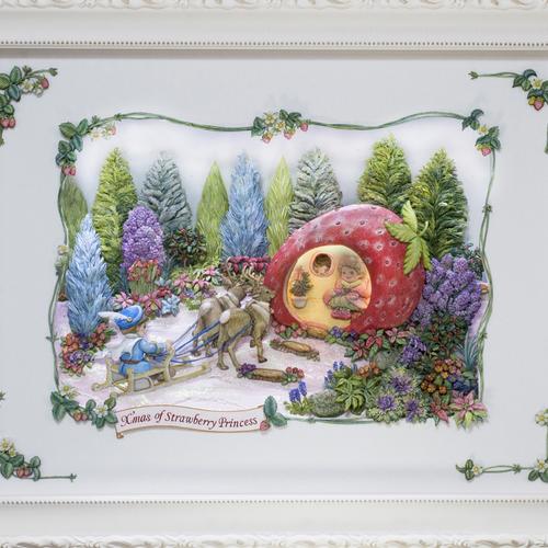 イチゴ姫のお庭を3Dピクチャーで再現しました イチゴ姫のお庭を3Dピクチャーで再現しました