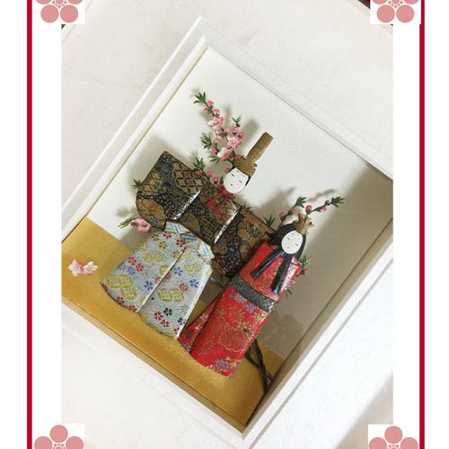 立ち雛の3Dピクチャー 立ち雛の3Dピクチャー