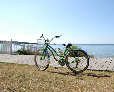 レンタルした自転車