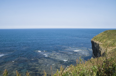 ノトリ美岬から見るオホーツク海