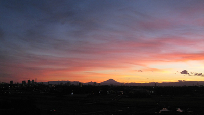 2013.9.16 PM6:08 台風一過の夕景