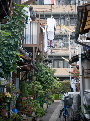 月島の路地