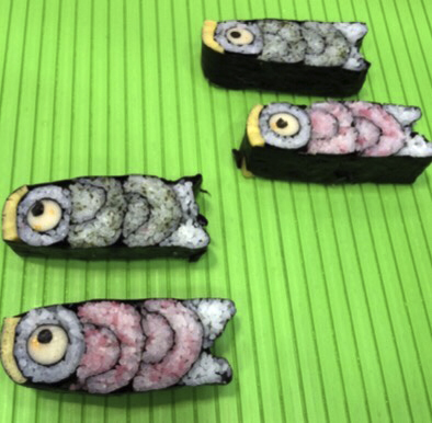 こいのぼりの祭り寿司