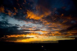 2010.8.12台風一過の夕景