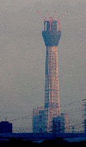 400mを越えた東京スカイツリー