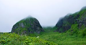 礼文島桃岩