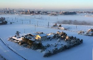 1月22日〜23日に降った雪　25cm積もりました